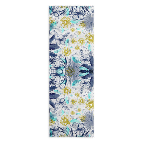 Marta Barragan Camarasa tropical forest Yoga Towel