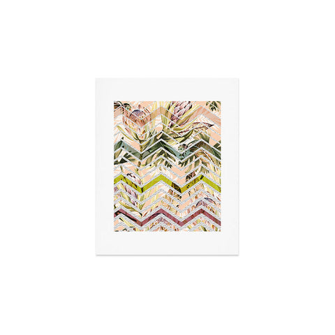 Marta Barragan Camarasa Tropical geometric pattern Art Print