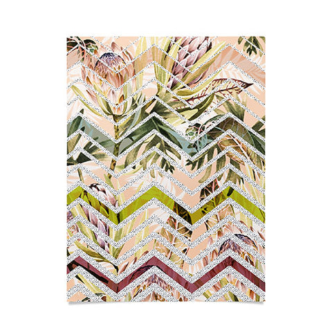 Marta Barragan Camarasa Tropical geometric pattern Poster