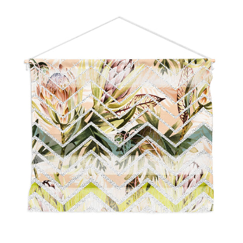 Marta Barragan Camarasa Tropical geometric pattern Wall Hanging Landscape