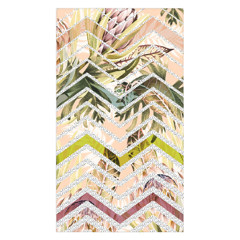 Marta Barragan Camarasa Tropical geometric pattern Tablecloth