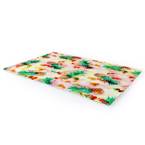 Marta Barragan Camarasa Tropical glitch Area Rug