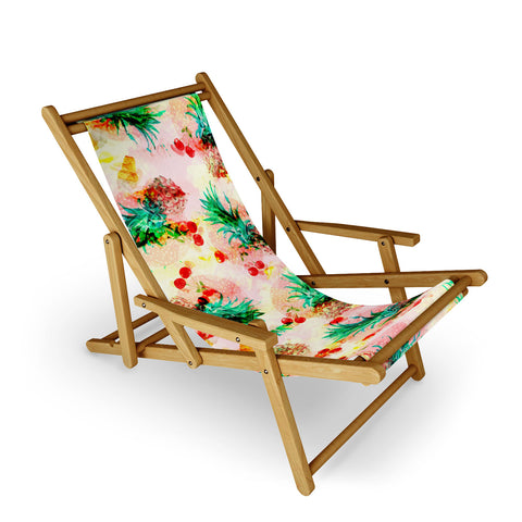 Marta Barragan Camarasa Tropical glitch Sling Chair