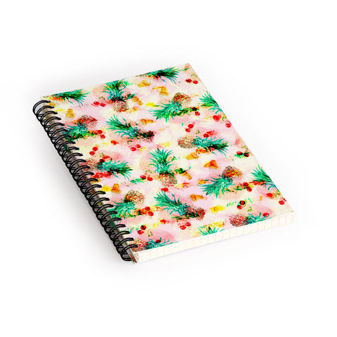 Marta Barragan Camarasa Tropical glitch Spiral Notebook