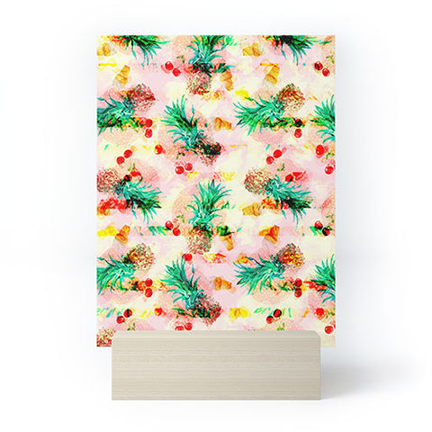 Marta Barragan Camarasa Tropical glitch Mini Art Print