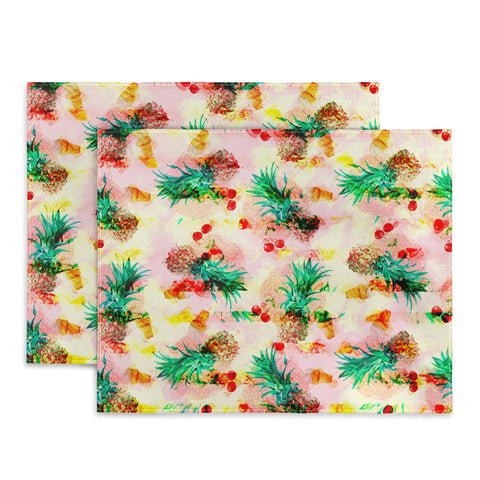 Marta Barragan Camarasa Tropical glitch Placemat