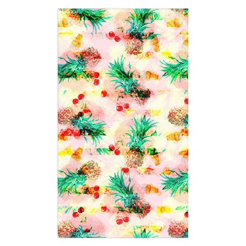 Marta Barragan Camarasa Tropical glitch Tablecloth