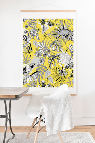 Marta Barragan Camarasa Tropical gray ya yellow Art Print And Hanger