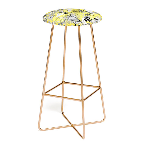 Marta Barragan Camarasa Tropical gray ya yellow Bar Stool