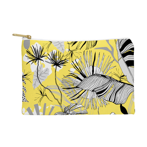 Marta Barragan Camarasa Tropical gray ya yellow Pouch