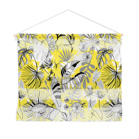Marta Barragan Camarasa Tropical gray ya yellow Wall Hanging Landscape