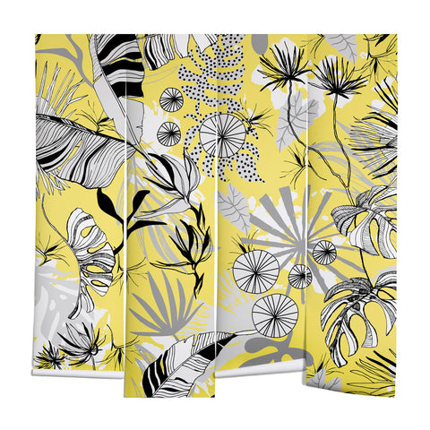 Marta Barragan Camarasa Tropical gray ya yellow Wall Mural