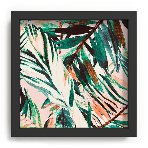 Marta Barragan Camarasa Tropical leaf Desert Recessed Framing Square