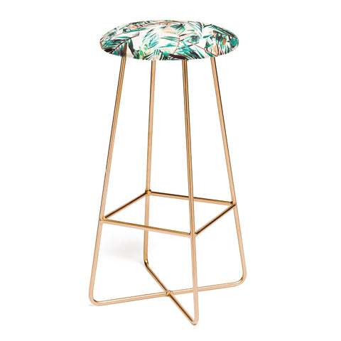 Marta Barragan Camarasa Tropical leaf Desert Bar Stool