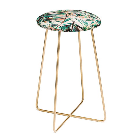 Marta Barragan Camarasa Tropical leaf Desert Counter Stool