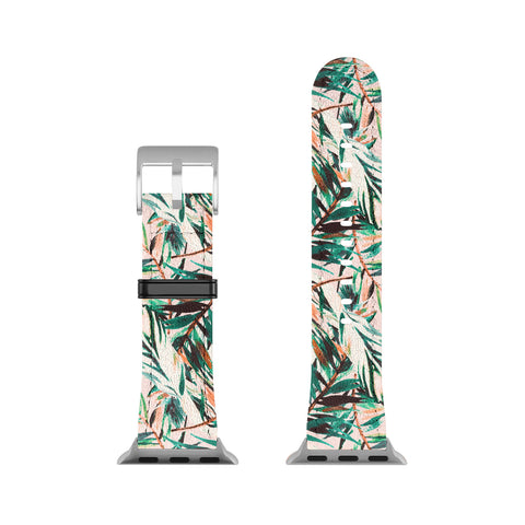 Marta Barragan Camarasa Tropical leaf Desert Apple Watch Band