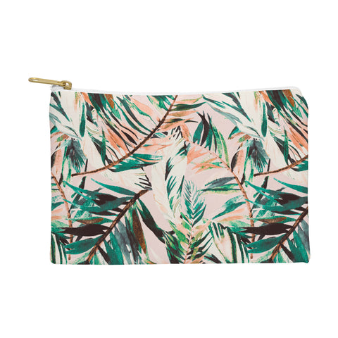 Marta Barragan Camarasa Tropical leaf Desert Pouch