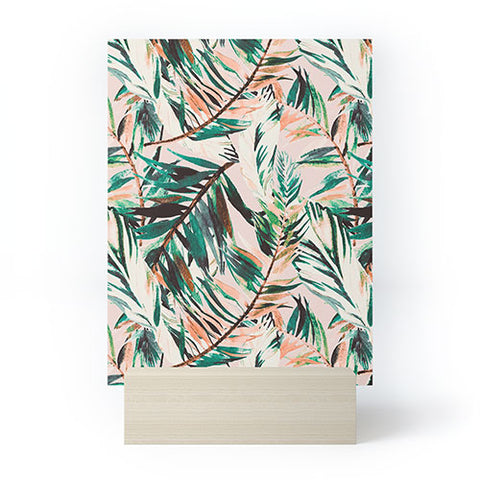 Marta Barragan Camarasa Tropical leaf Desert Mini Art Print