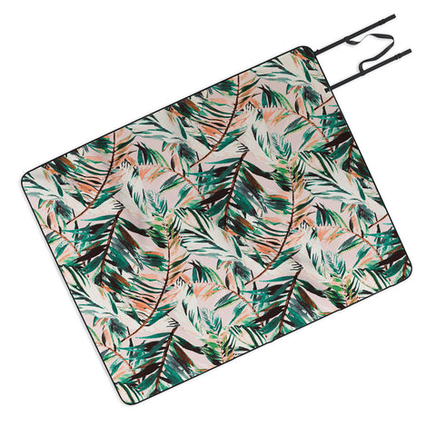Marta Barragan Camarasa Tropical leaf Desert Picnic Blanket