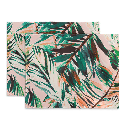 Marta Barragan Camarasa Tropical leaf Desert Placemat