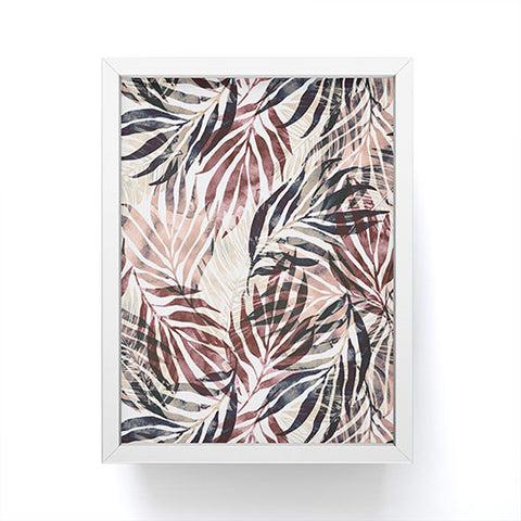 Marta Barragan Camarasa Tropical modern abstract Framed Mini Art Print