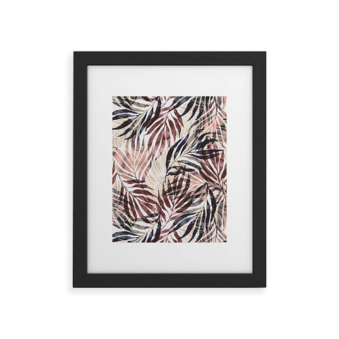 Marta Barragan Camarasa Tropical modern abstract Framed Art Print
