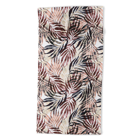 Marta Barragan Camarasa Tropical modern abstract Beach Towel