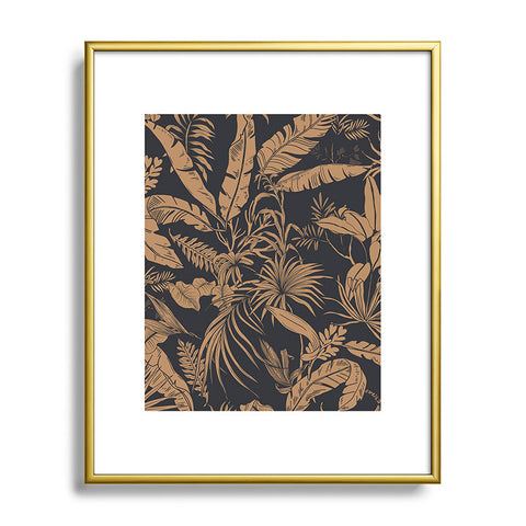 Marta Barragan Camarasa Tropical night heat Metal Framed Art Print