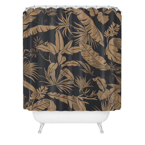 Marta Barragan Camarasa Tropical night heat Shower Curtain