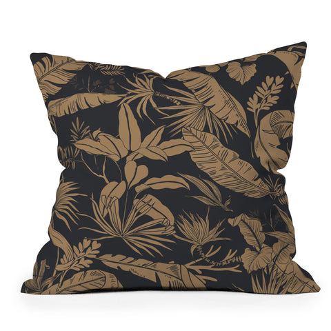 Marta Barragan Camarasa Tropical night heat Throw Pillow