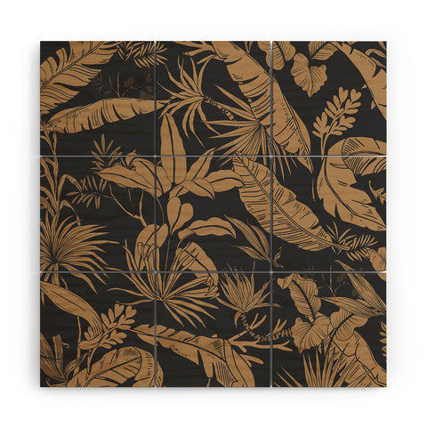 Marta Barragan Camarasa Tropical night heat Wood Wall Mural