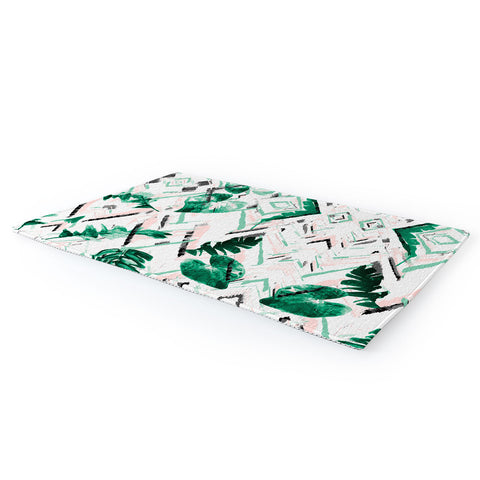 Marta Barragan Camarasa Tropical paint texture Area Rug