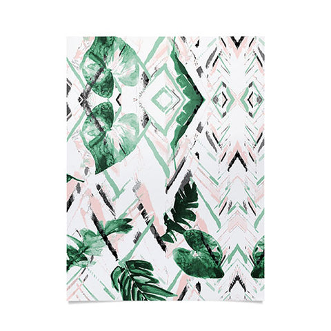 Marta Barragan Camarasa Tropical paint texture Poster