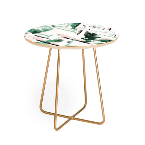 Marta Barragan Camarasa Tropical paint texture Round Side Table