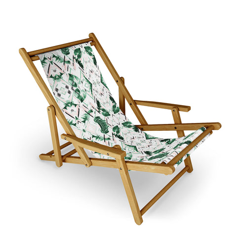 Marta Barragan Camarasa Tropical paint texture Sling Chair