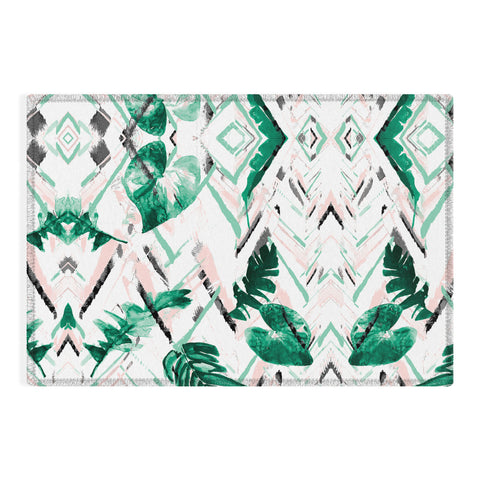Marta Barragan Camarasa Tropical paint texture Outdoor Rug