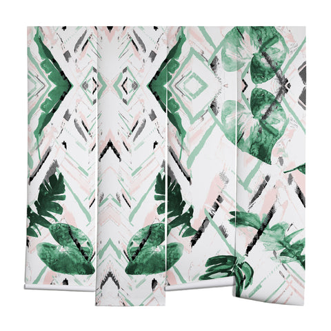 Marta Barragan Camarasa Tropical paint texture Wall Mural