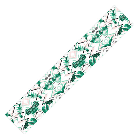 Marta Barragan Camarasa Tropical paint texture Table Runner