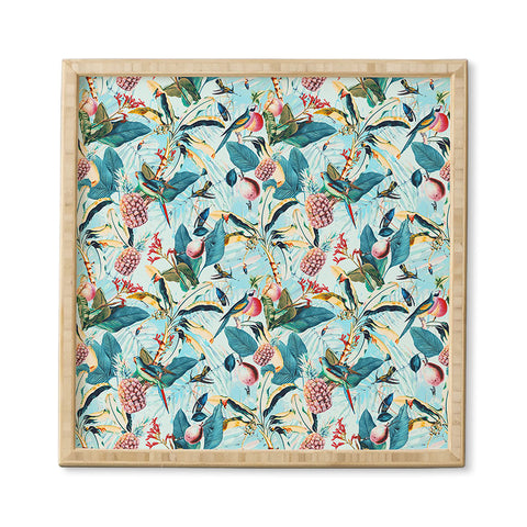Marta Barragan Camarasa Tropical paradise 012 Framed Wall Art