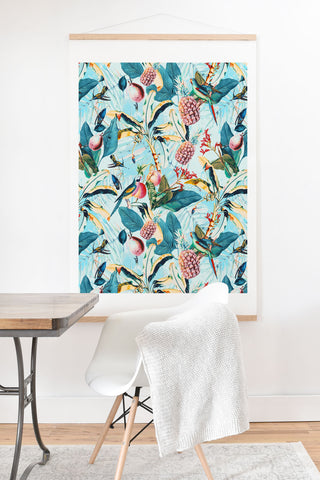 Marta Barragan Camarasa Tropical paradise 012 Art Print And Hanger