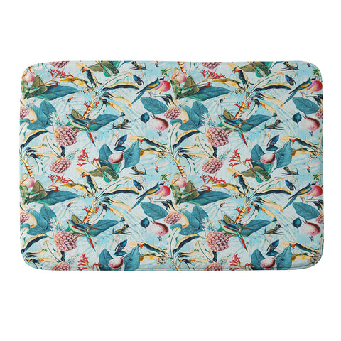 Marta Barragan Camarasa Tropical paradise 012 Memory Foam Bath Mat