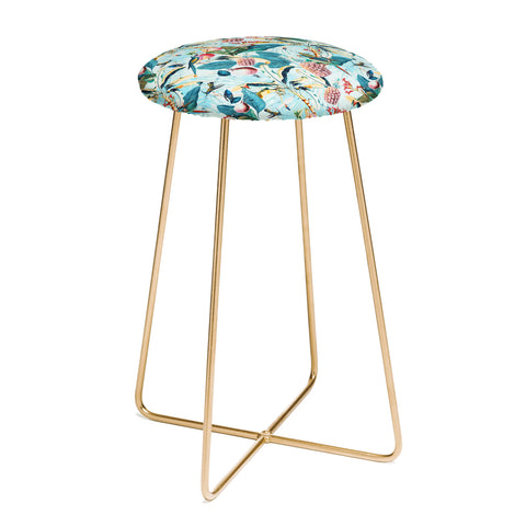 Marta Barragan Camarasa Tropical paradise 012 Counter Stool