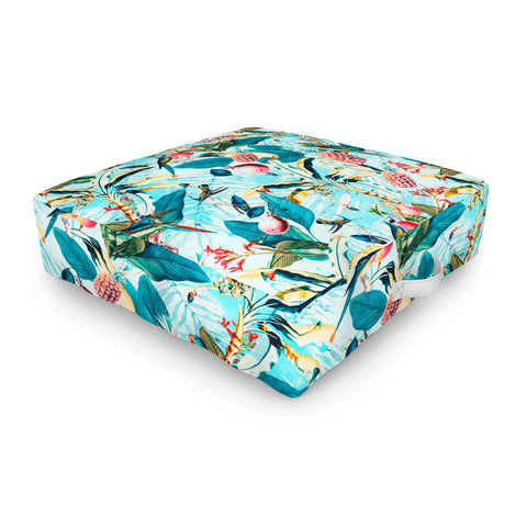Marta Barragan Camarasa Tropical paradise 012 Outdoor Floor Cushion