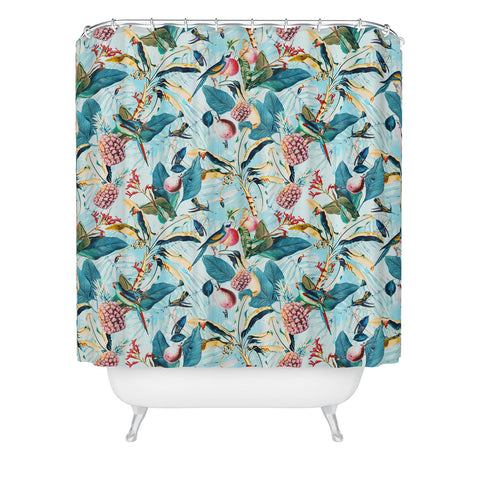 Marta Barragan Camarasa Tropical paradise 012 Shower Curtain