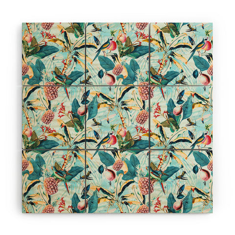 Marta Barragan Camarasa Tropical paradise 012 Wood Wall Mural