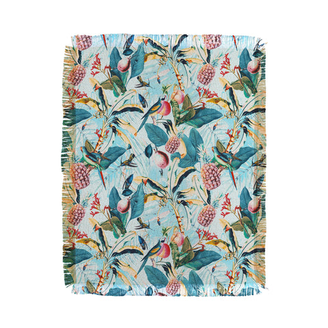 Marta Barragan Camarasa Tropical paradise 012 Throw Blanket