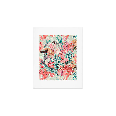 Marta Barragan Camarasa Tropical paradise pink Art Print