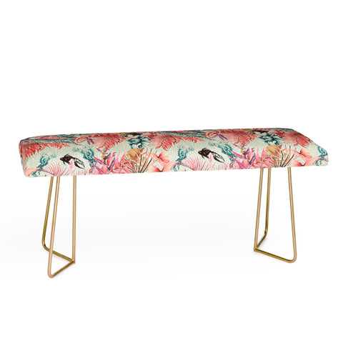 Marta Barragan Camarasa Tropical paradise pink Bench