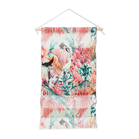 Marta Barragan Camarasa Tropical paradise pink Wall Hanging Portrait