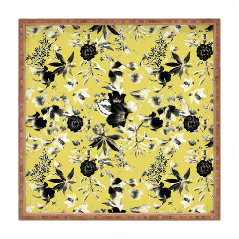 Marta Barragan Camarasa Two tone bloom Square Tray
